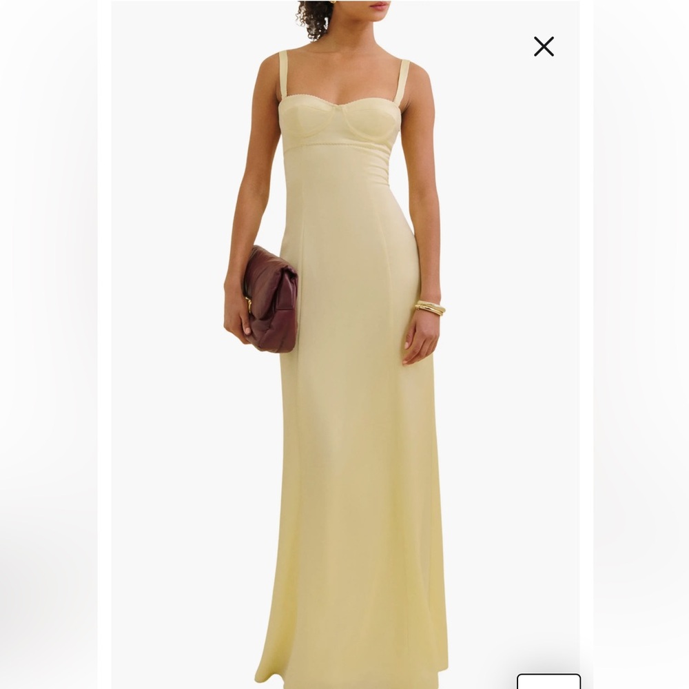 Reformation Britney Satin Dress